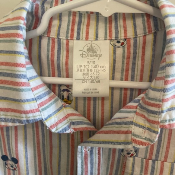 Disney Mickey and crew button down boys shirt size is 9/10 - Picture 3 of 6